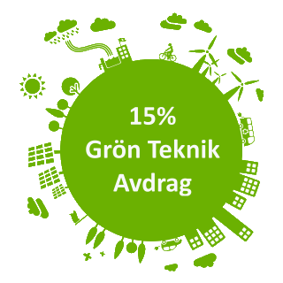Utnyttja svenskt 15% subvention Grön Teknik